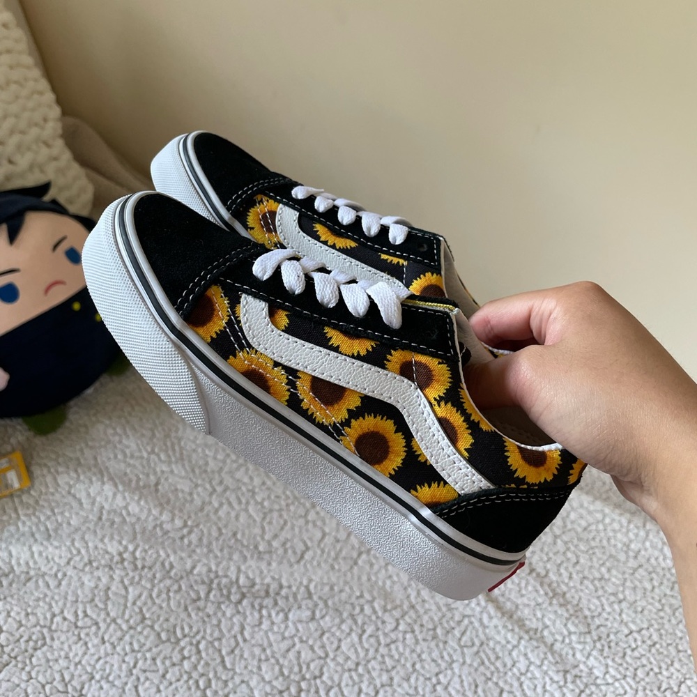 Vans kids old skool sunflower
